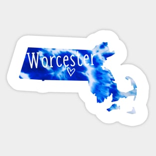 Tie Dye Worcester MA Sticker